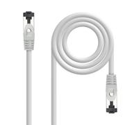 Nanocable cable de red latiguillo cat.8.1 2ghz lszh sstp awg26, gris,