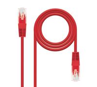 Cable de Red NanoCable RJ45 CAT.6 UTP AWG24 0.5 M Rojo