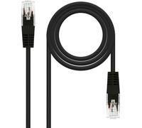 Nanocable Cable de red RJ45 10.20.0401-BK – Cat.6 UTP AWG24 1 m Negro