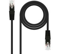 NANOCABLE 10.20.0400-L25-BK - CABLE RED LATIGUILLO CAT.6 UTP AWG24 NEGRO 25 CM