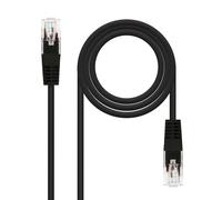 Cable de Red NanoCable RJ45 CAT.6 UTP AWG24 30 CM Negro
