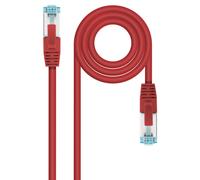 Cable de Red NanoCable RJ45 LSZH CAT.7 600MHZ SFTP AWG26 1 M Rojo