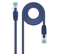Cable de Red NanoCable RJ45 LSZH CAT.7 600MHZ SFTP AWG26 25CM Azul