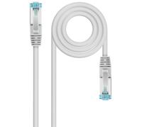 Cable de Red RJ45 Cat7 S-FTP AWG26 Gris (50cm) - Nanocable