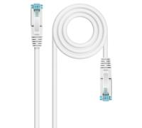 Cable de Red NanoCable RJ45 LSZH CAT.7 600MHZ SFTP AWG26 50 CM Blanco