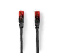 Cable de red Nedis CAT6 - RJ45 macho | RJ45 macho | U/UTP | 30,0 m | Exterior | Redondo | PE | Negro | Etiqueta