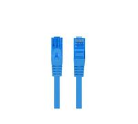 CABLE RED LANBERG LATIGUILLO CAT.6A S/FTP LSZH CCA 0.50M AZUL FLUKE PASSED