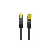 Cable red lanberg latiguillo cat.6a s - ftp lszh cu 1.5m negro fluke passed