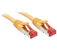 Lindy - RJ-45/RJ-45 Cat6 1m cable de red Amarillo S/FTP (S-STP)