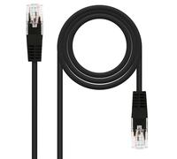 Cable de Red RJ45 Cat5e U/UTP Negro (1 metro) - Nanocable