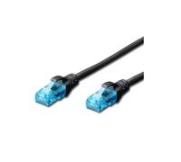 Cable de Red RJ45 Cat5e U/UTP Negro (2 mts) - EWENT