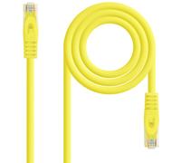 Cable de Red RJ45 Cat6a U/UTP (UTP) Amarillo (03m) - NANOCABLE