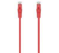 Cable de Red RJ45 Cat6a UTP AWG24 Rojo (25cm) - AISENS