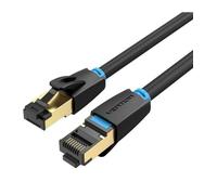 Cable de red rj45 sftp vention ikabn cat.8/ 15m/ negro