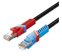 Cable de Red RJ45 SFTP Vention IKJBF Cat.8/ Gaming/ 1m/ Negro