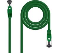 Cable de red rj45 sstp nanocable 10.20.2000-l25-gr cat.8.1/ 25cm/ verde