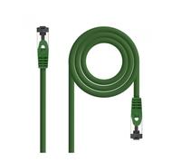 Cable De Red Latiguillo Sstp Cat8.1 Awg26 0.25 M Verde Nanocable