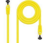 Nanocable cable de red latiguillo cat.8.1 2ghz lszh sstp awg26, amaril