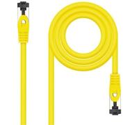 Cable De Red Latiguillo Sstp Cat8.1 Awg26 2 M Amarillo Nanocable
