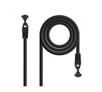 Cable De Red Latiguillo Sstp Cat8.1 Awg26 7 M Negro Nanocable