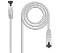 Nanocable 10.20.2015 - Cable de Red Latiguillo RJ45, Cat.8.1, 2GHz, LSZH, SSTP, AWG26, Gris, 15 m