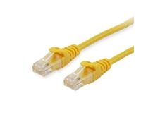 Cable de red equip latiguillo rj45 u - utp cat6a 0.5m amarillo