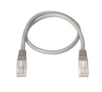 Cable de Red RJ45 UTP Cat.6 Gris (30cm) - Nanocable