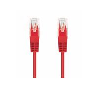 Cable de Red RJ45 UTP Nanocable 10.20.0400-R Cat.6/ 50cm/ Rojo