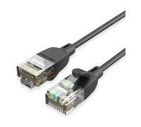 Cable de red Vention IBIBD Cat.6A 50 cm ultrafino negro RJ45 UTP 10 Gbps