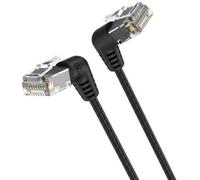 Cable De Red Latiguillo Acodado Rj45 Utp Cat6a Awg32 1 M Negro Vention