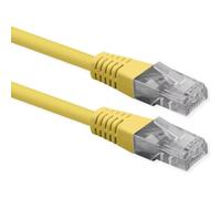 Cable de red Roline CAT6 U/UTP RJ45 0,30 m amarillo