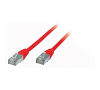 Cable de red S/CONN Cat5e 10m F/UTP Rojo