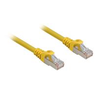 Cable de red Sharkoon Cat.6a SFTP 0,25 m Amarillo