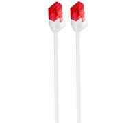 Cable de Red Slim Ewent RJ45 U/UTP Slim Cat.6 2 M Blanco