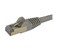StarTech.com 6ASPAT2MGR - Cable de Red (2 m, Ethernet, RJ45, cat6a, sin Enganche) Color Gris