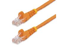 Cable de red StarTech Cat5e UTP 2m naranja RJ45 sin enganche