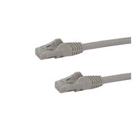 Cable de red StarTech Cat6 3 m Gris RJ45 Snagless UTP PoE