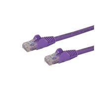 Cable de red StarTech.com 0,5m Cat6 UTP Gigabit RJ45 Snagless púrpura