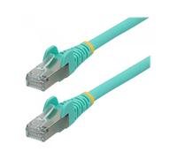 StarTech.com - Cable de 10m de Red Ethernet CAT6a - Aguamarina - Low Smoke Zero Halogen (LSZH) - 10GbE - 500MHz - PoE++ de 100W