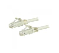 Cable de red startech latiguillo rj45 utp cat6 3m blanco