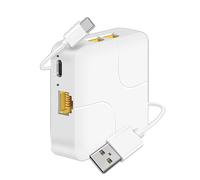 Cable de red universal, divisor Ethernet, adaptador USB-C de alta velocidad, Gigabit, RJ45, 1 a 4