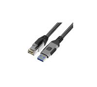 Cable de red USB-A a Gigabit Ethernet RJ45 ICOC U3A-RJ45-030