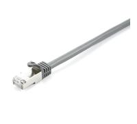 Cable de red V7 V7CAT6STP-10M-GRY-1E - 10 m Categoría 6 - Para módem, enrutador, concentrador, panel, placa de pared, PC