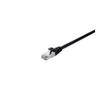 Cable de red V7 V7CAT7FSTP-50C-BLK Cat7 S-FTP 0,5 m RJ-45 Negro LSZH