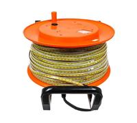 Cable de regla de profundidad de pozo de 50 m, medidor de nivel de agua, medidor de nivel de agua for río(B1ack)