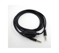 Cable de repuesto de 2 m compatible con Logitech G Pro/G Pro X/G433/G233: cable de audio de 3,5 mm con control de volumen y silencio integr