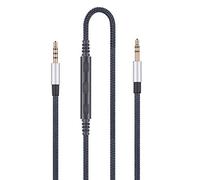 Cable de repuesto de audio compatible con auriculares B&O Play de Bang & Olufsen Beoplay H6, H7, H8, H9, dispositivos Apple con micrófono en línea, control remoto de volumen
