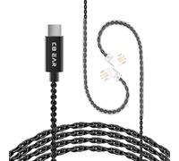 Cable de repuesto KZ ZS10 Pro X iem, cable USB C iem, cable de auriculares para monitor intraural, cable Cpins iem para kz zs10 pro, zsn pro x, zsn pro, edx pro, zar, castor, dqs, pr2, as24, cca cra