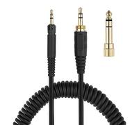 Cable de repuesto para auriculares Audio-Technica ATH-M70X M60X M50X M40X, cable de audio elástico hasta 3 metros