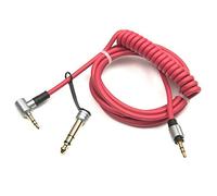 Cable de Repuesto para Auriculares Beats de Dr Dre Pro/Detox, Color Rojo, como se Describe